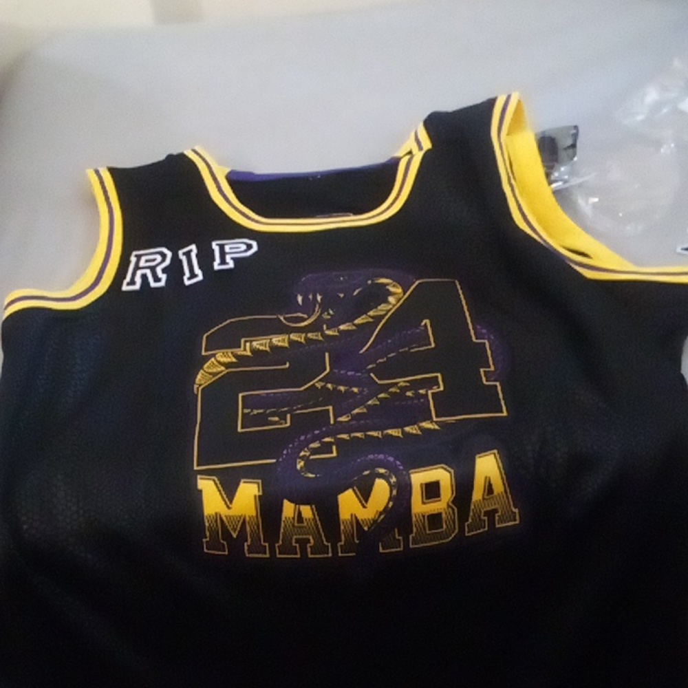 RIP Kobe 😔 Bryant jersey authentic black 🔥 snake skin print l.a. this i